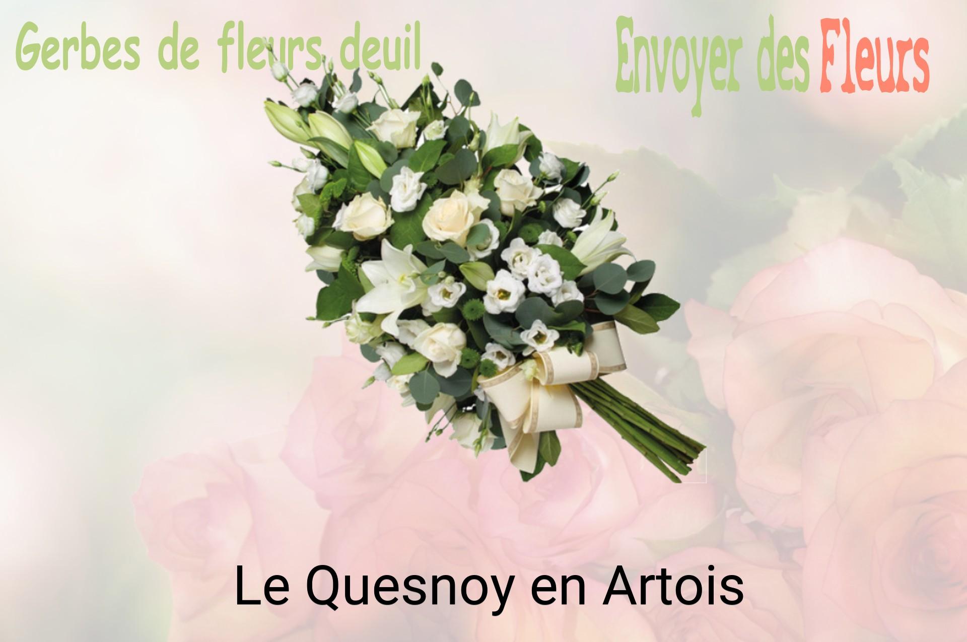 Gerbe de fleurs de deuil livrée à Le Quesnoy-en-Artois